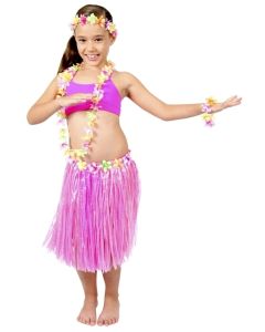 Child Hula Set Deluxe - Pink (GR2107PK)