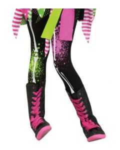 Child Footless Tights - Neon Bones (LE90326N)