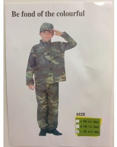 Army Soldier Deluxe Child Costume (DUARMYCD)