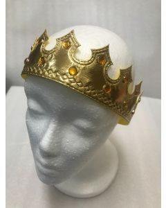 King Crown Gold - 15 Peaks Soft Material - Child - 54 cm Long (CB1070)